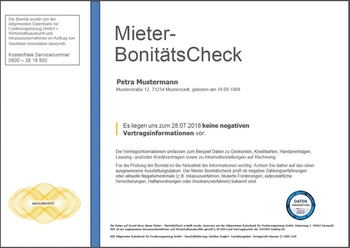 Bonitätsprüfung 2